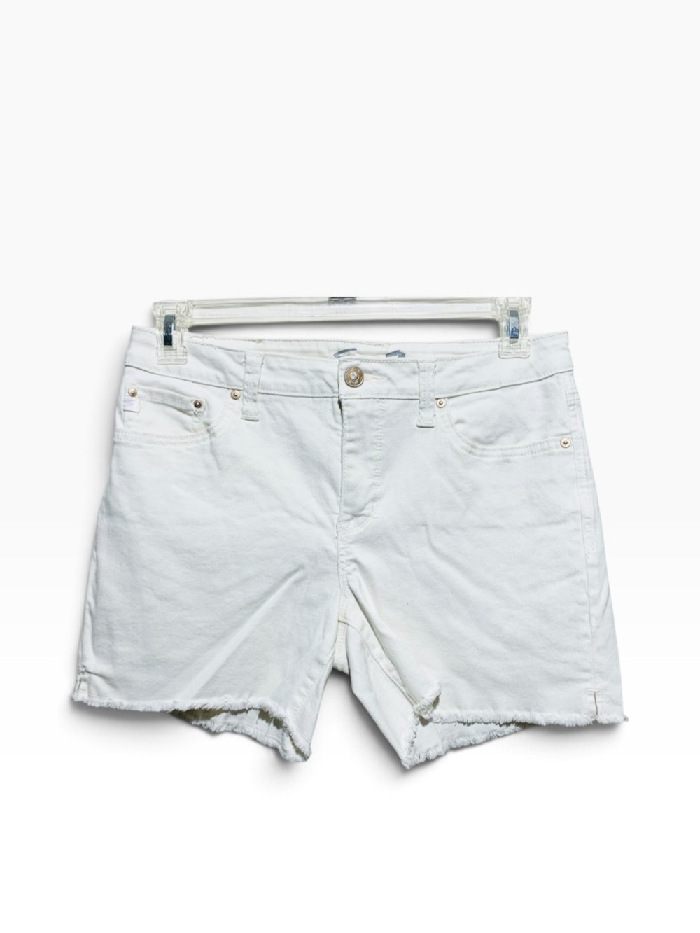 Women’s Seven7 White Denim Shorts Size 8
